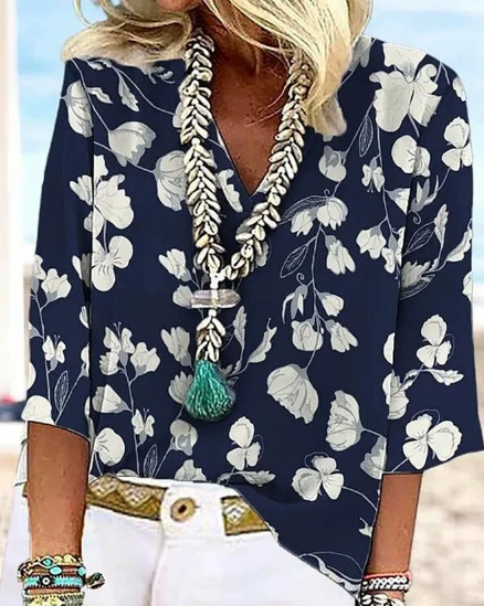 Rose | Floral Elegance Blouse